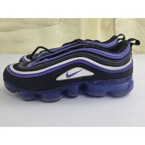 Air Max Air Vapor 97 Black Persian Violet White Size 4.5 youth or 6 Women's